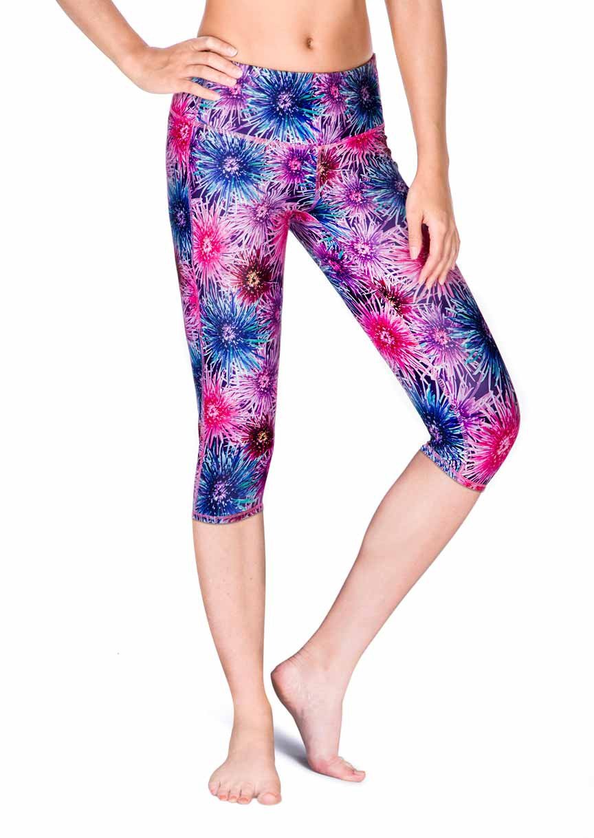 Fire Capri Leggings