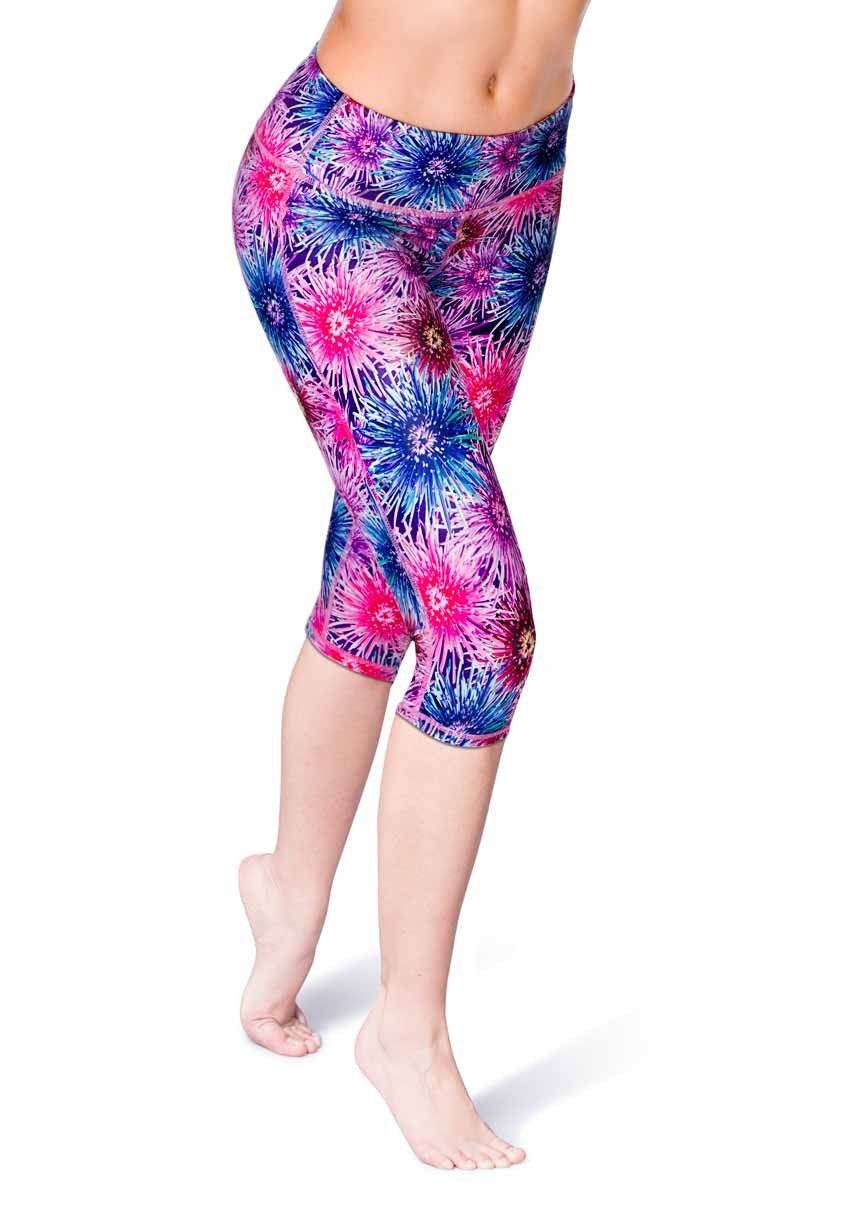 Fire Capri Leggings