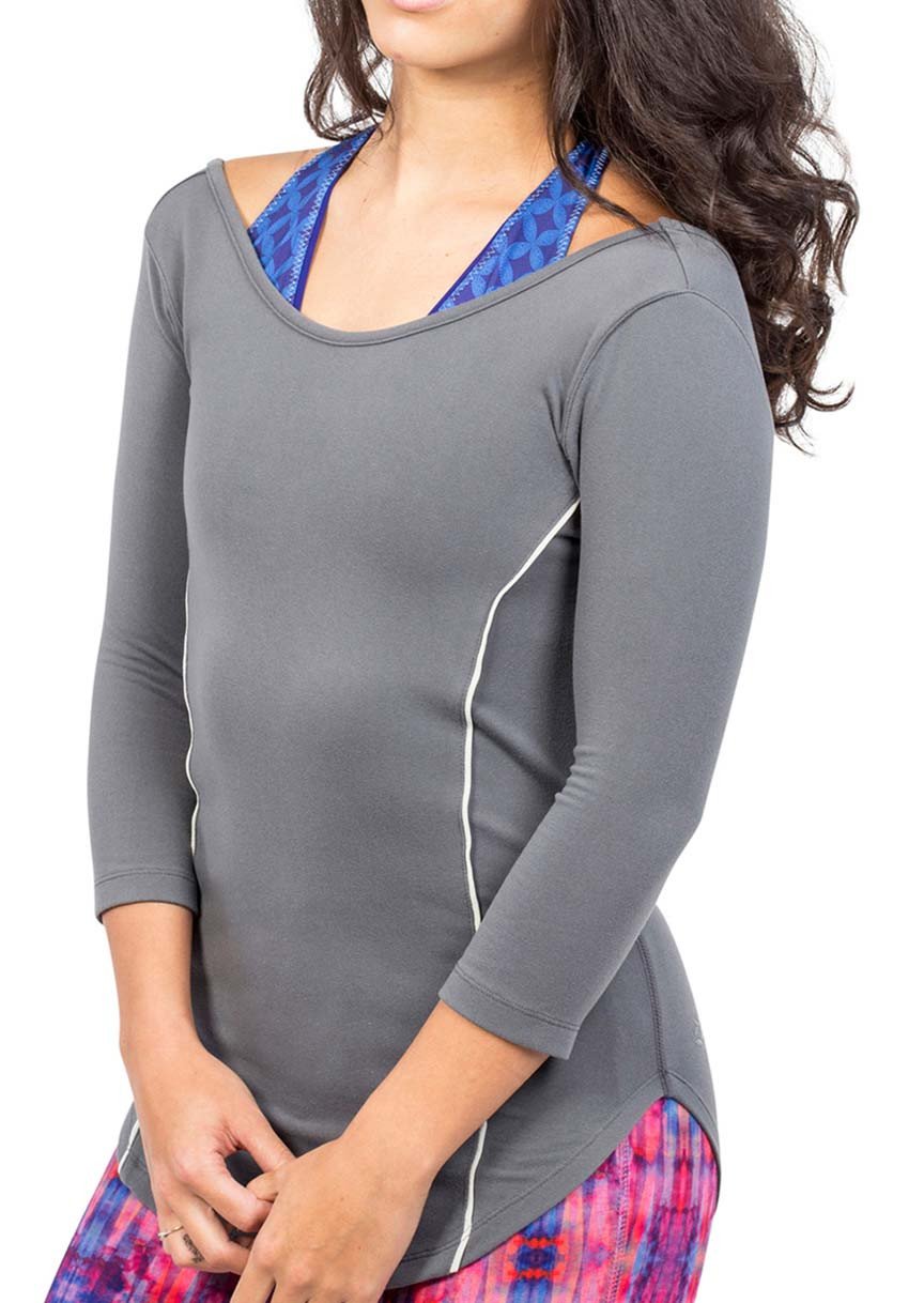 Slate Raglan Top