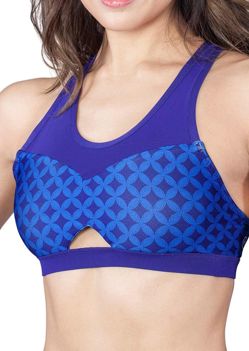 Myth Blue Full Support Sports Bra